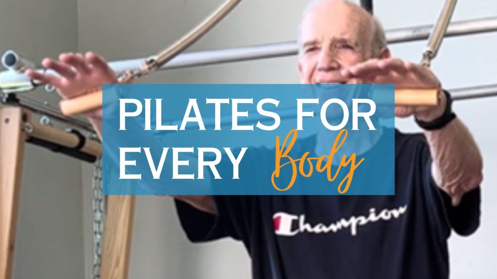Older man in Pilates session